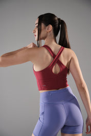 Serenity Top | FLŌ - Dark Cherry