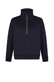 Half Zip | LuxKnit - Deep Navy