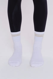 Varsity Socks 6.5" - Taupe