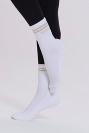 Varsity Socks 6.5" - Taupe