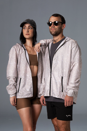 U.N.I.  Adventure Windbreaker - Camo White Chalk