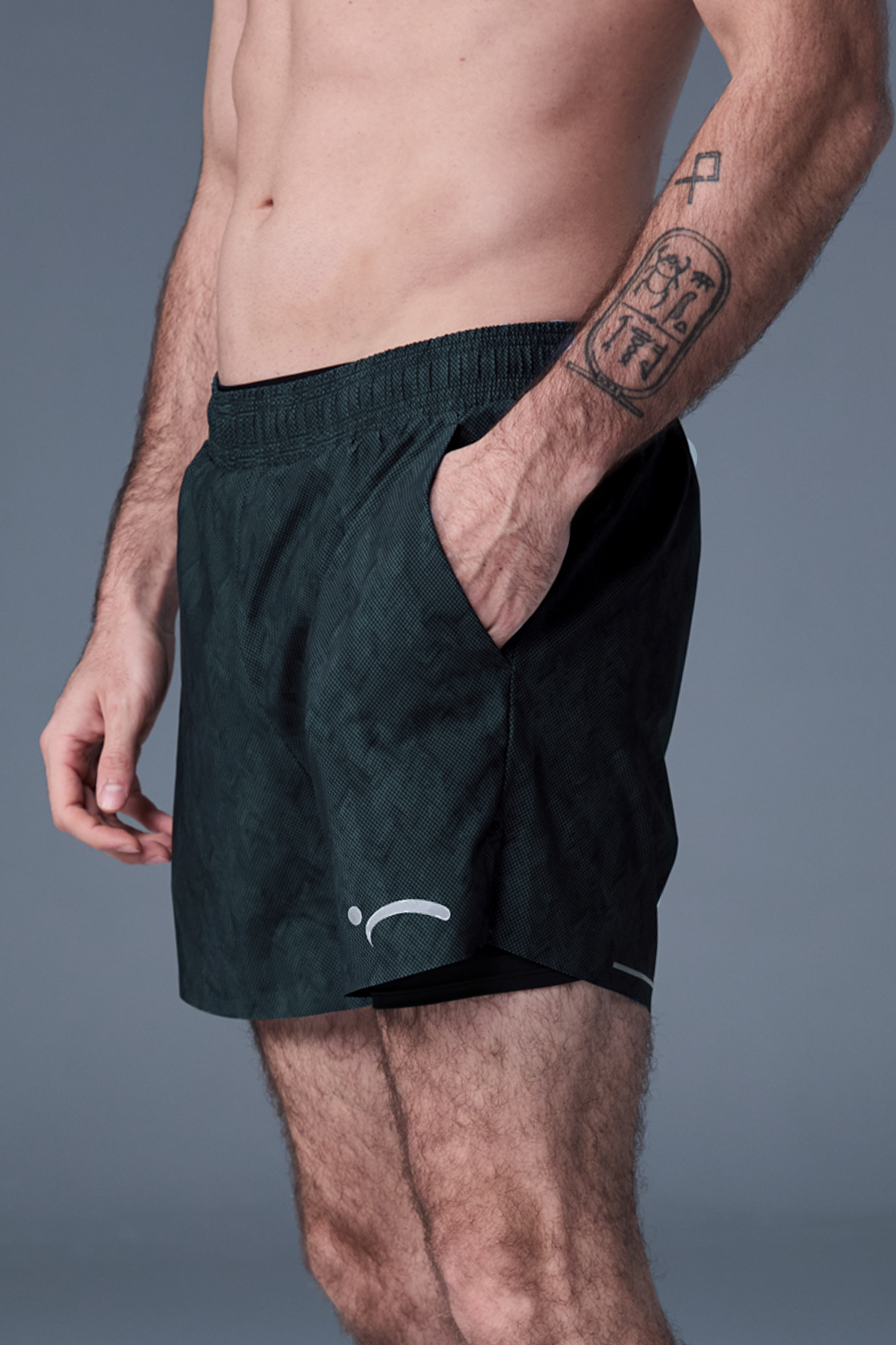 Elite Training Short - Shadow Green