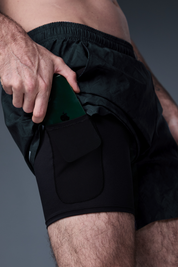 Elite Training Short - Shadow Green