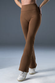 Flare High Waist Pant | IMPACT - Ginger Snap