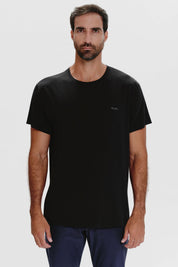 Graphic Oversize Super Soft tee | Algaknit - Black