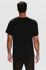 Graphic Oversize Super Soft tee | Algaknit - Black