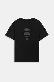 Graphic Oversize Super Soft tee | Algaknit - Manifesto Black