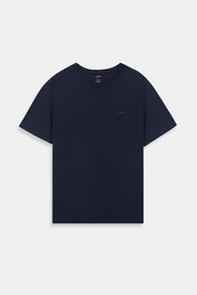 Graphic Oversize Super Soft tee | Algaknit - Marino Blue