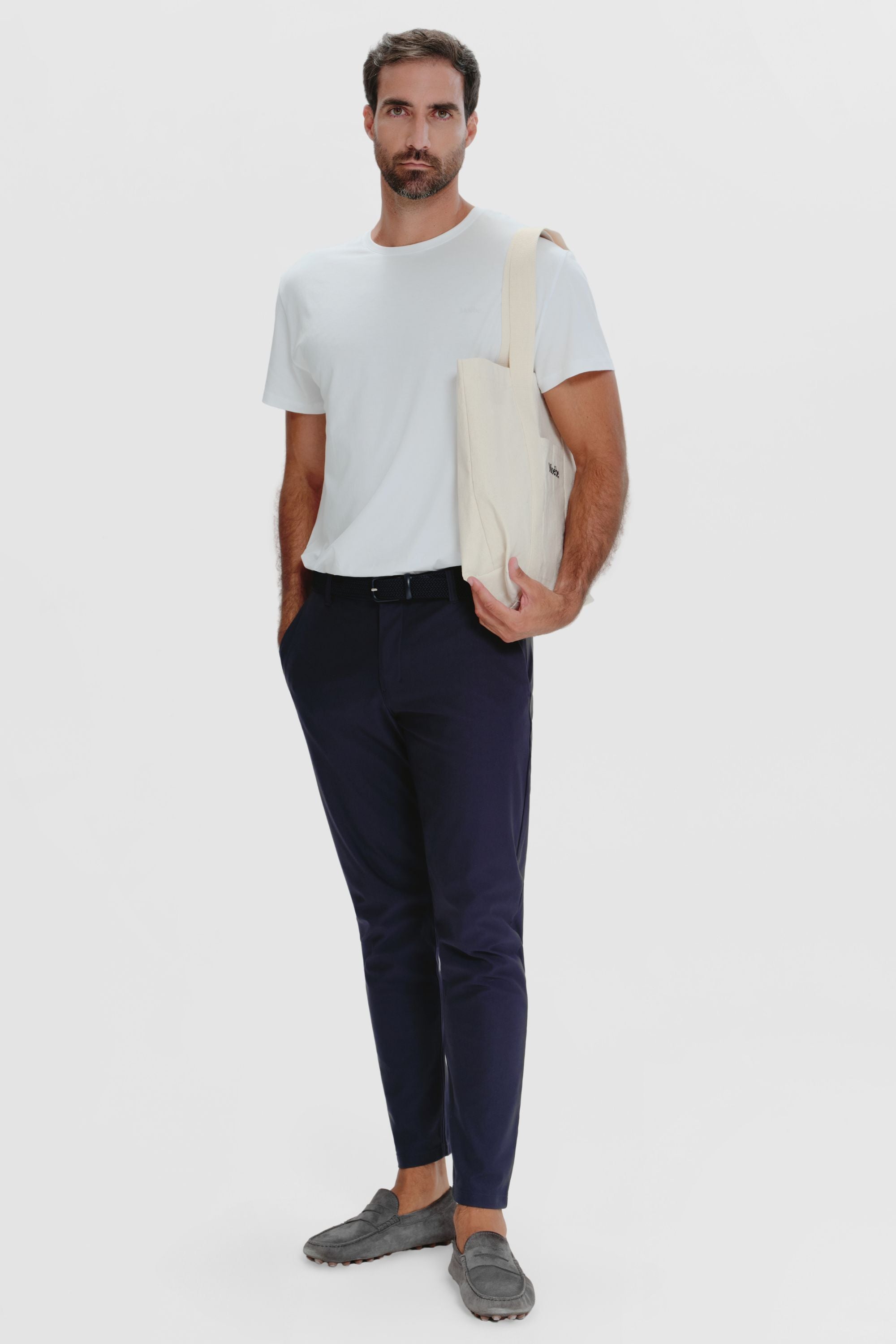 Graphic Oversize Super Soft tee | Algaknit - White