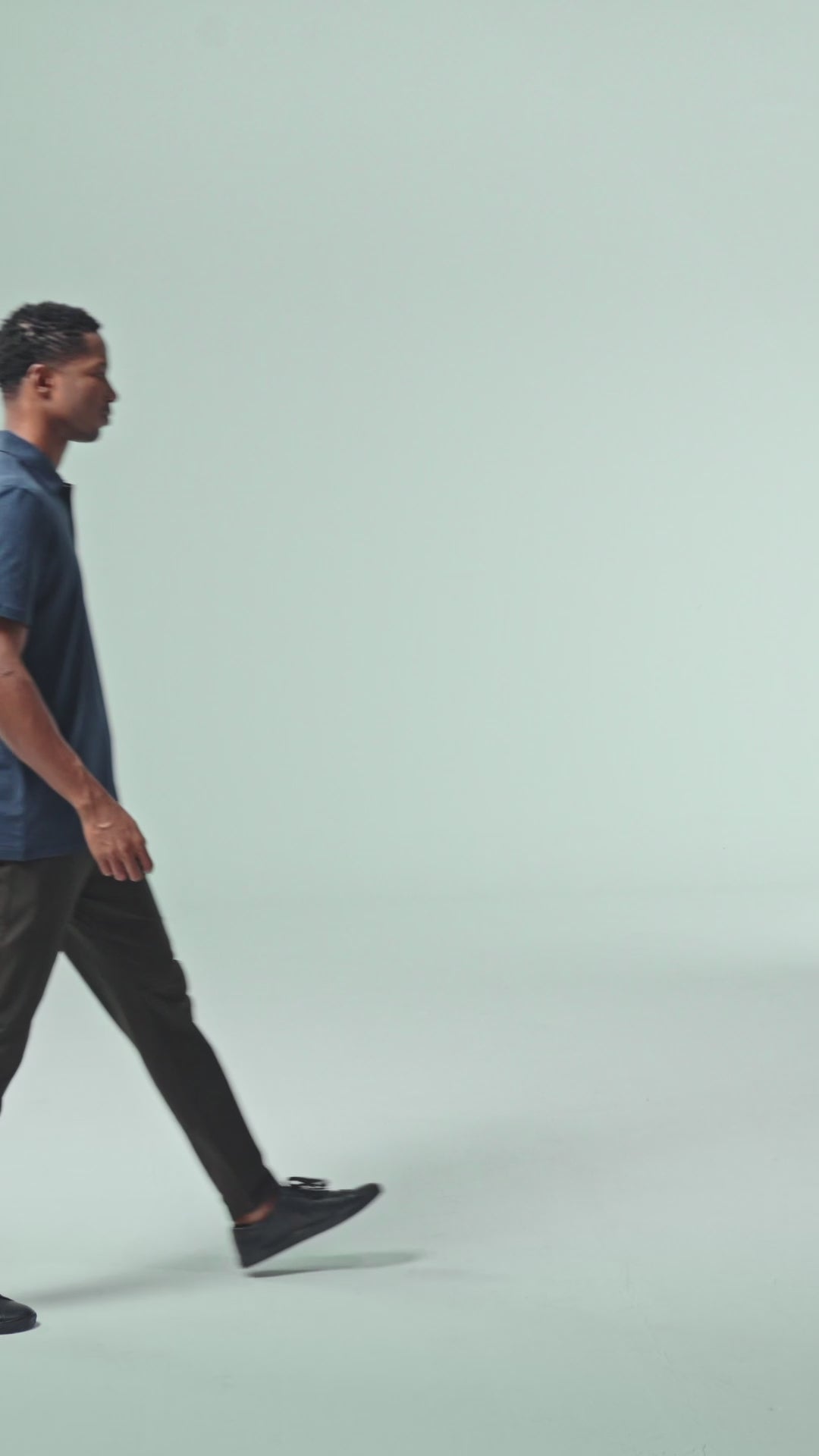 Cloud Polo Shirt | AlgaKnit - Black