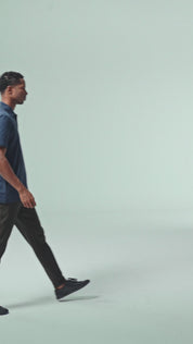Cloud Polo Shirt | AlgaKnit - Black