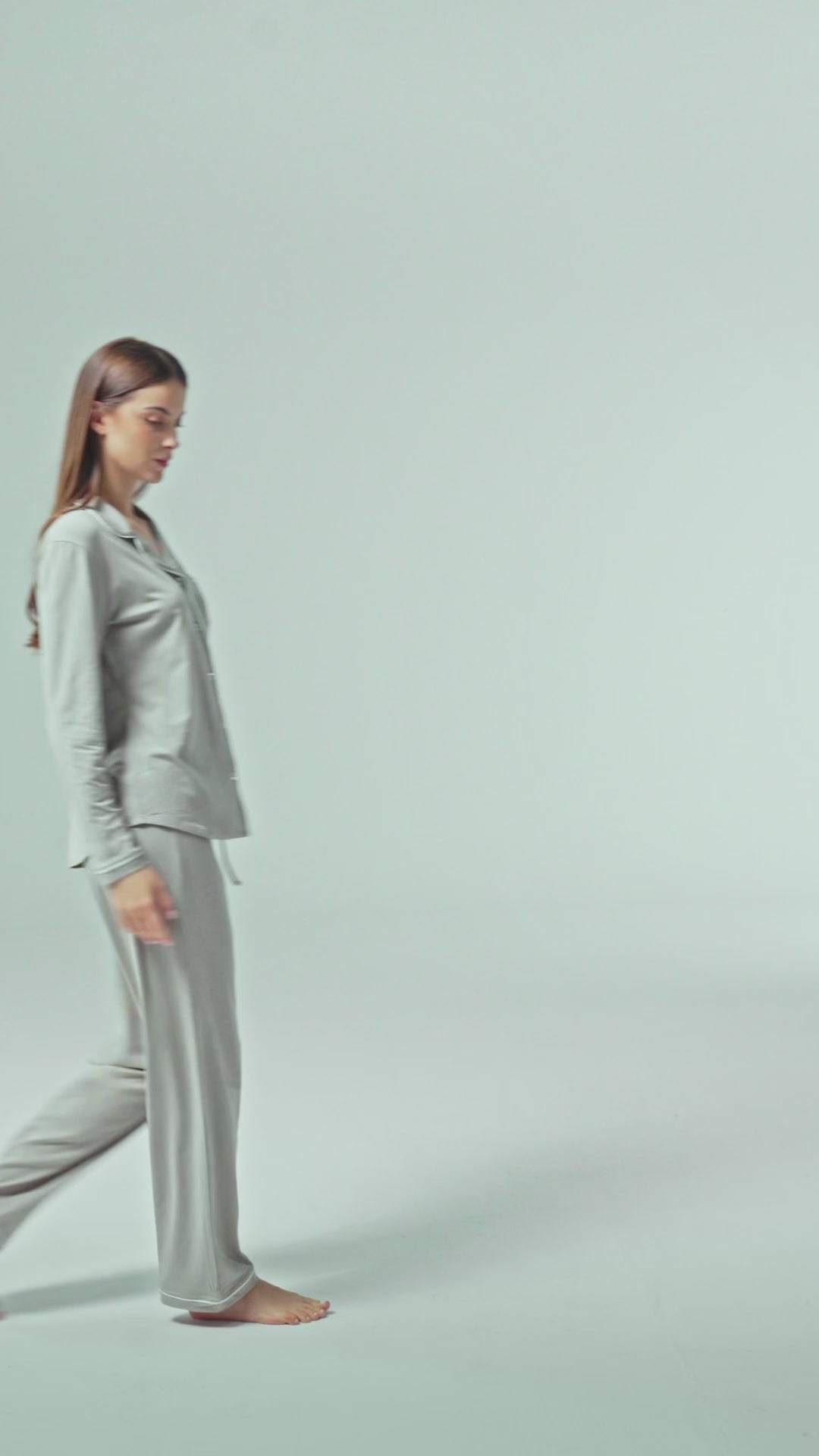 Sunshine PJ | AlgaKnit - Taupe/White