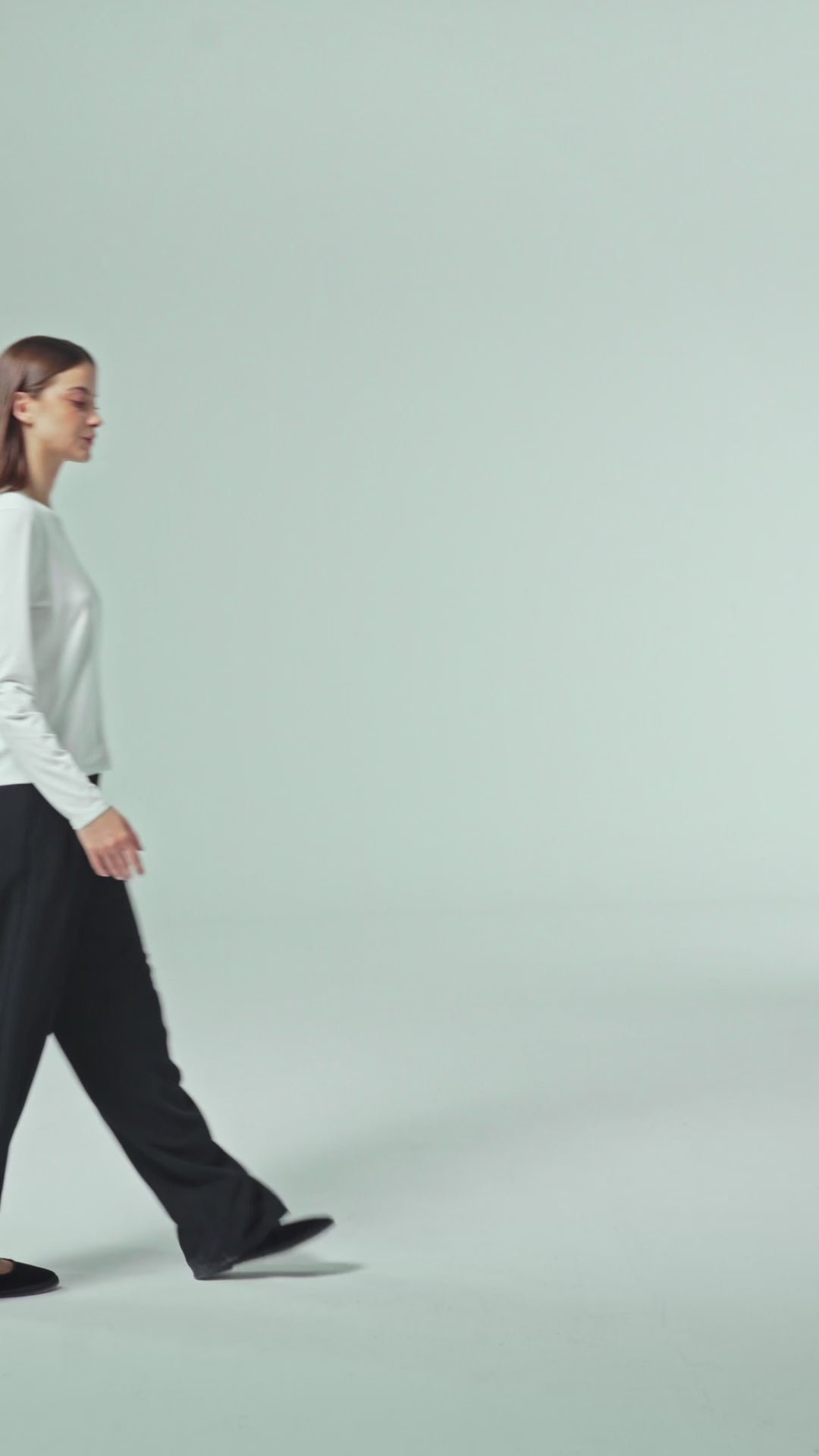 Everyday Long Sleeve Tee | AlgaKnit - Dark Chocolate