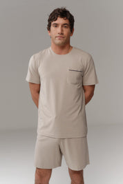 Time Out PJ | AlgaKnit - Taupe / Marino