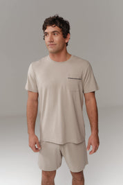 Time Out PJ | AlgaKnit - Taupe / Marino