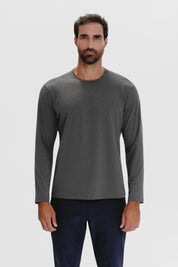 Transition Long Sleeve Tee - Charcoal