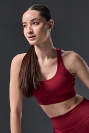 Victory Bra | FLŌ - Dark Cherry