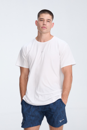 U.N.I Oversize Tee | AlgaKnit - White